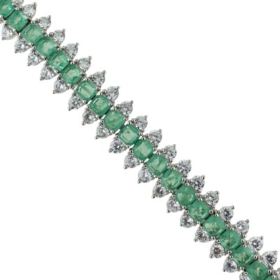 by Eda Çetin - Paraiba Stone Rube Tennis Bracelet