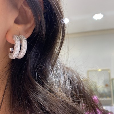 by Eda Çetin - Paula Stone Hoop Earrings (1)