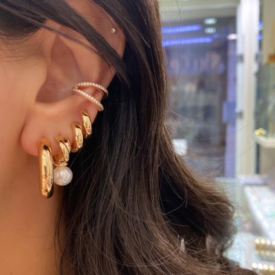 by Eda Çetin - Pearl Earring in Rox Hoop (1)