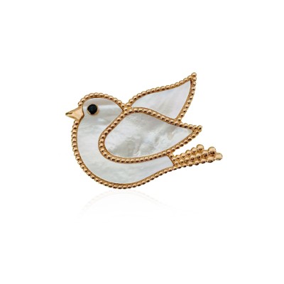 byEdaÇetin - Pearlescent Bird Brooch