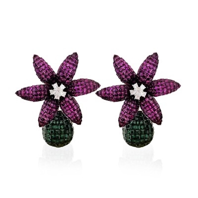 Perfect Fuchsia Collection Earrings 