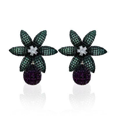 byEdaÇetin - Perfect Green Collection Earrings