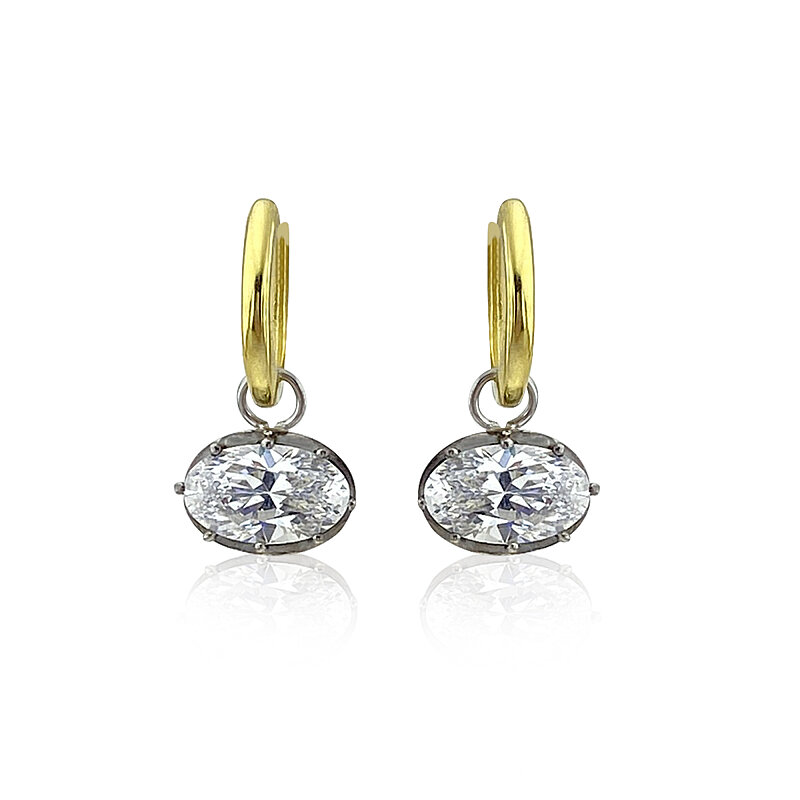 Piana Oval Earrings - 1