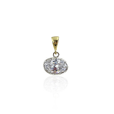 Piana Oval Pendant - Without Chain - by Eda Çetin