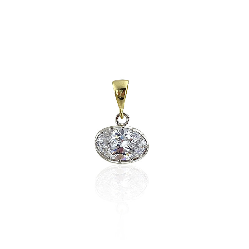 Piana Oval Pendant - Without Chain - 1