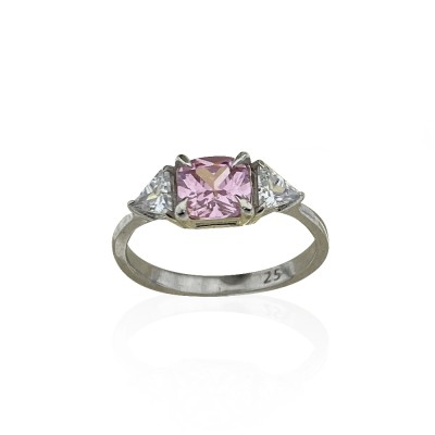 Pink Crown Ring - Thumbnail