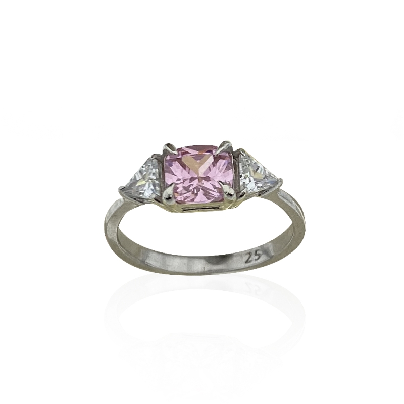 Pink Crown Ring