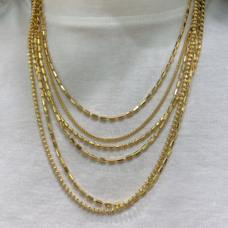 Pop Corn Chain Thin Form - 50 cm - 2