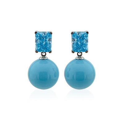 Portofino Aqua Earrings - by Eda Çetin