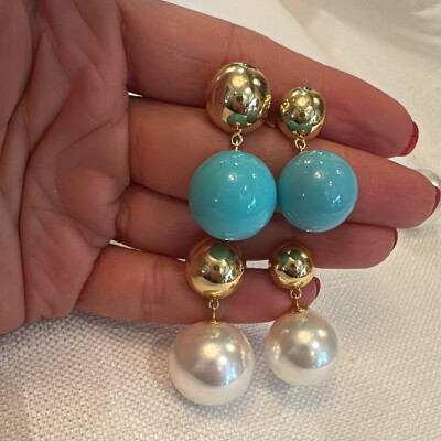 Portofino Earrings - Large Size - by Eda Çetin