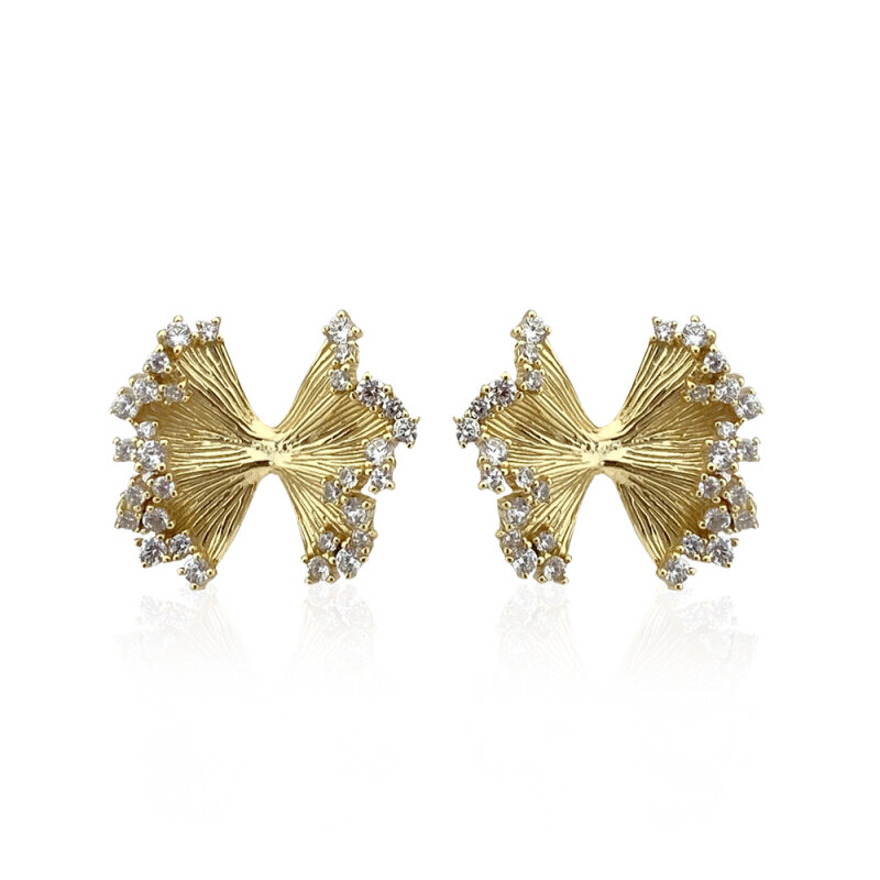 Pure Selection Bow Earrings - 1