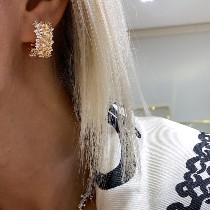 Pure Selection Ground Stone Earrings - 3
