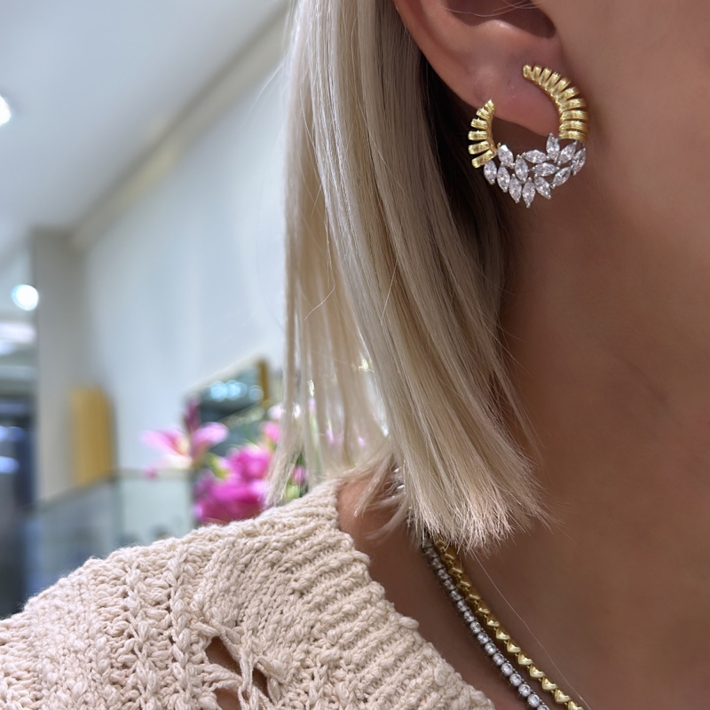 Pure Selection Marquise Earrings - 2