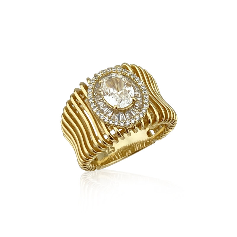 Pure Selection Moon Ring - 2