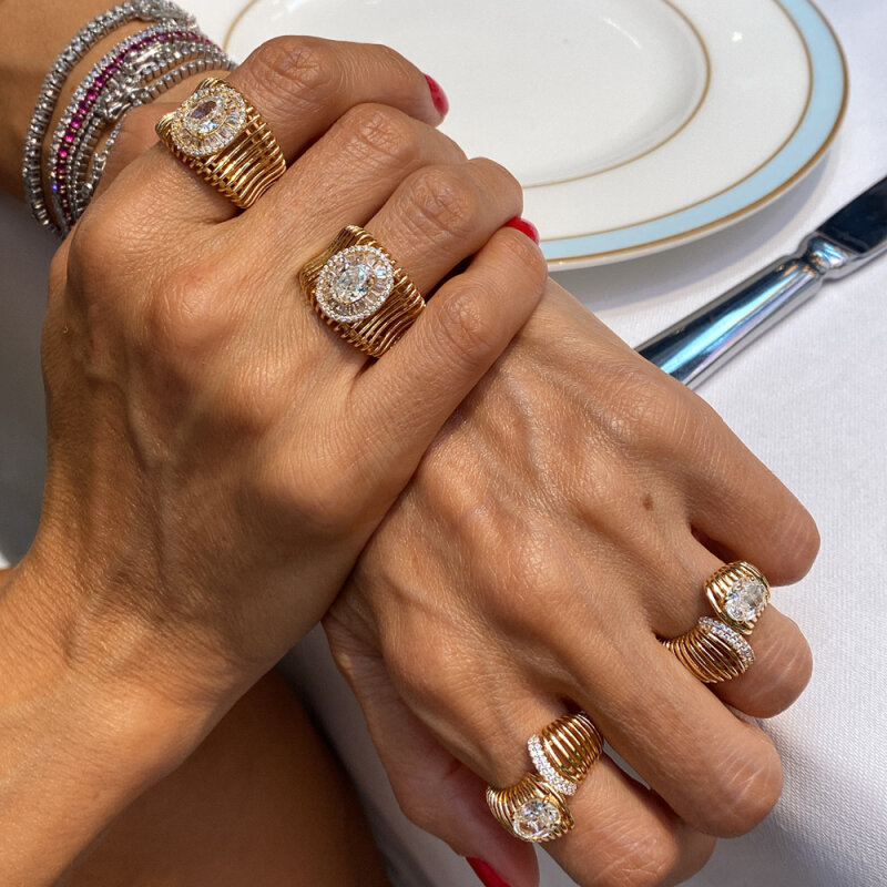 Pure Selection Moon Ring - 4