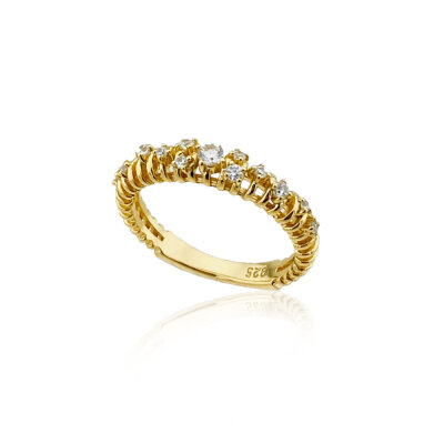Pure Selection Thin Mount Ring - by Eda Çetin