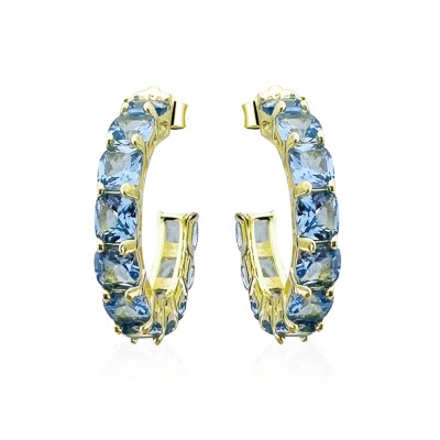 byEdaÇetin - Renie Blue Stone Earrings
