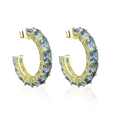 byEdaÇetin - Renie Blue Stone Earrings (1)