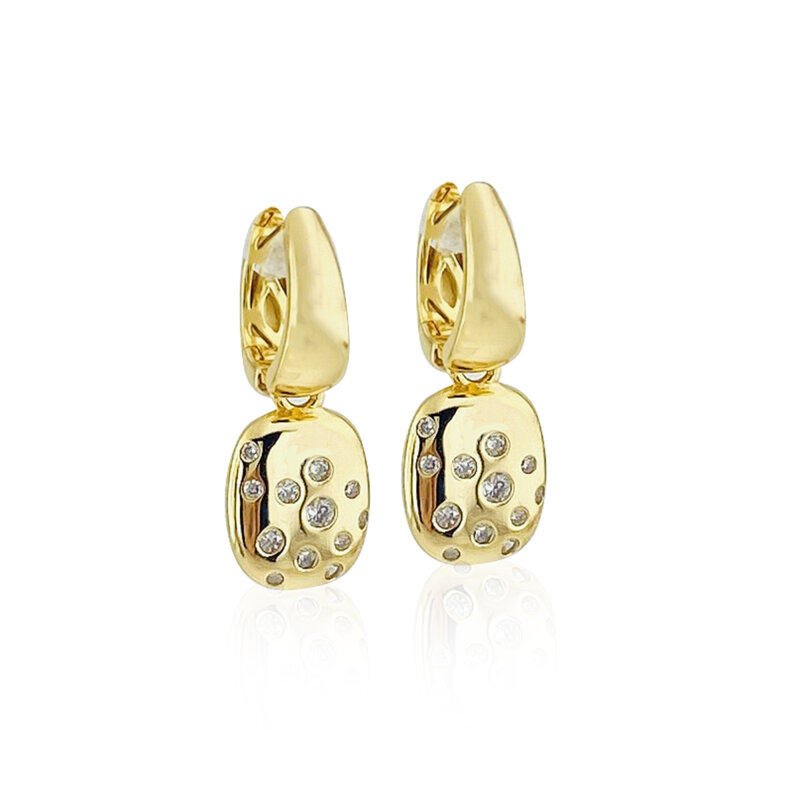 Rhodes Stone Earrings - 1