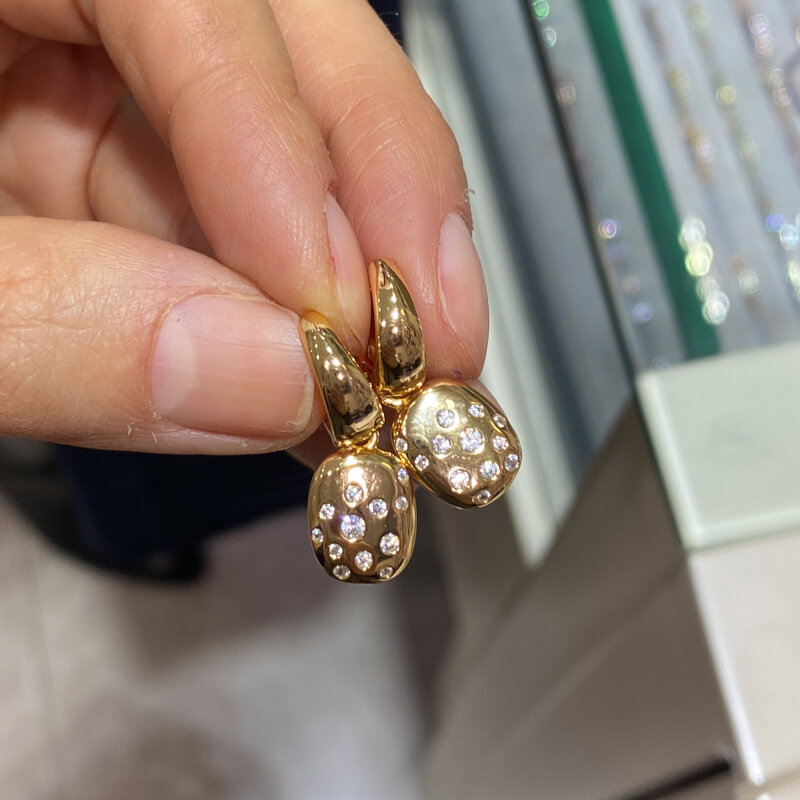 Rhodes Stone Earrings - 2