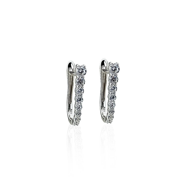 Rita Drop U-Hoop Earrings - 1