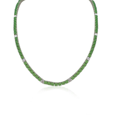 Riu Green Waterway Necklace - by Eda Çetin