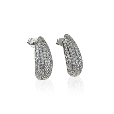 by Eda Çetin - Riu Stone Drop Earrings - Long Form