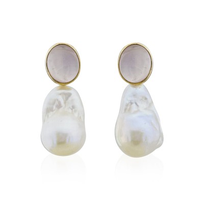 Rose Quartz Collection Earrings - Thumbnail