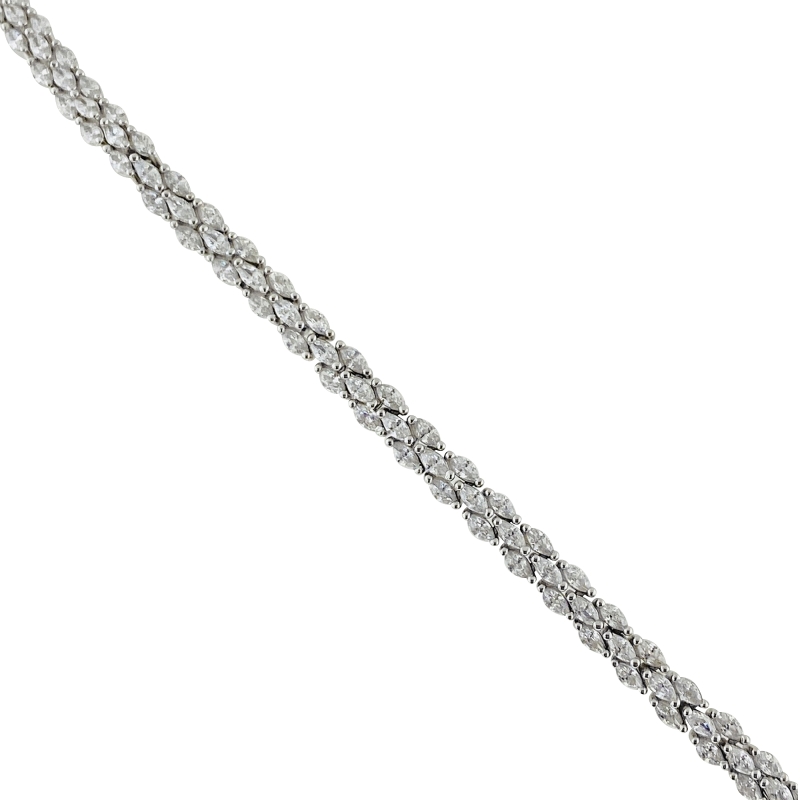 Row Marquise Waterway Bracelet