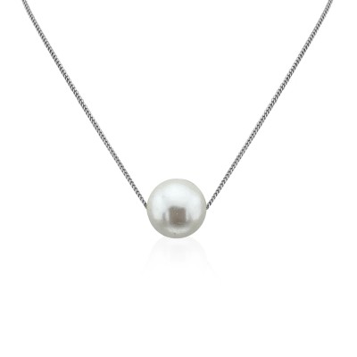 Rox Single Pearl Necklace - Thumbnail