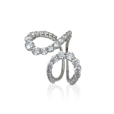 Roxi Wave Ring - by Eda Çetin