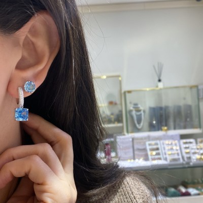 Royal Cut Earrings - Medium Size - Thumbnail
