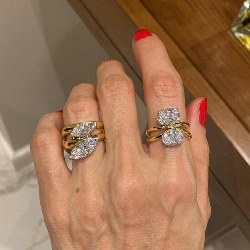 Royal Cut Marquise Cut Ring - 2