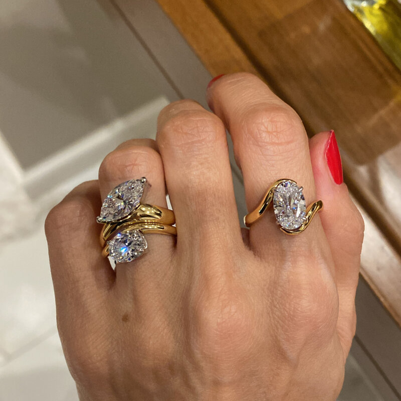 Royal Cut Marquise Cut Ring - 3