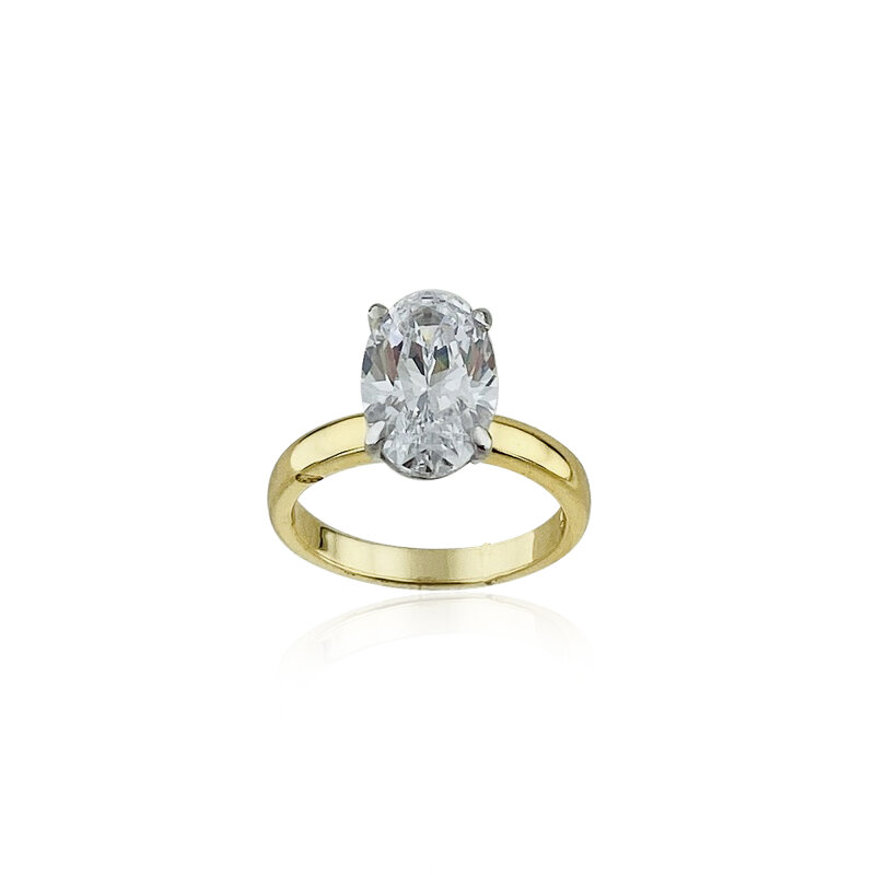 Royal Cut Oval Cut Ring - Large - 2