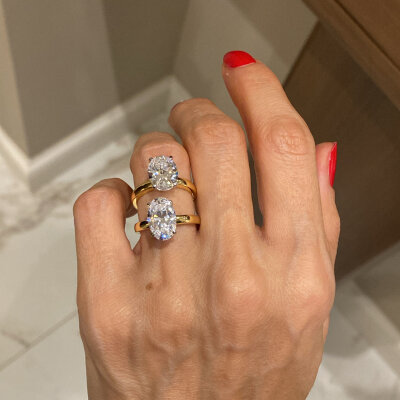 Royal Cut Oval Cut Ring - Large - by Eda Çetin