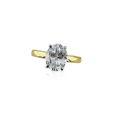 Royal Cut Oval Cut Ring - by Eda Çetin