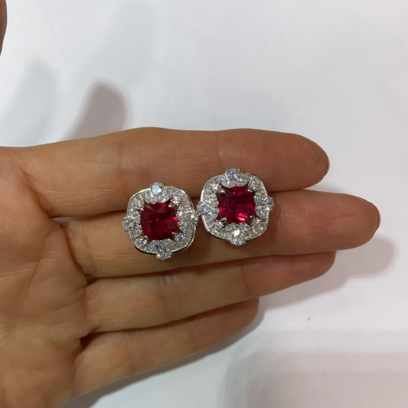 Royal Ruby Earrings - 2