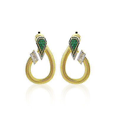 Roza Italian Earrings - by Eda Çetin
