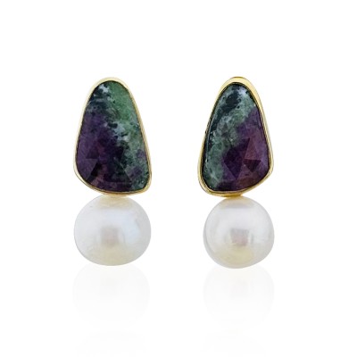 Rubizoid Stone Collection Earring