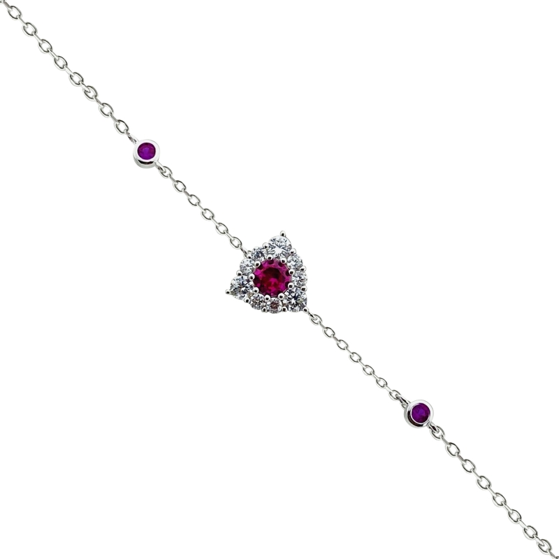 Ruby Nata Italian Bracelet