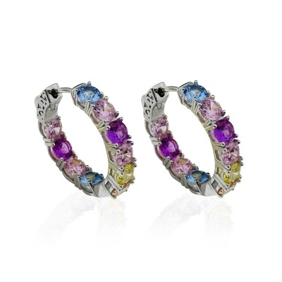 by Eda Çetin - Ruses Colorful Hoop Earrings (1)