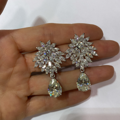 Rute Marquise Strained Earrings - by Eda Çetin