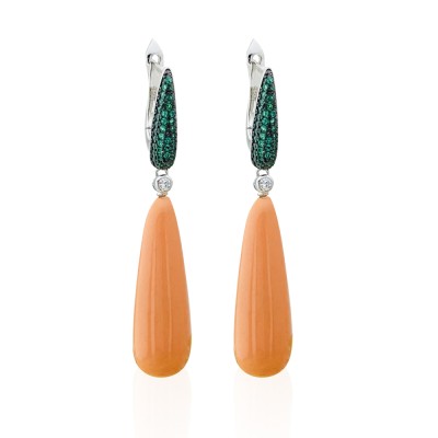 byEdaÇetin - Salmon Noc Design Earrings