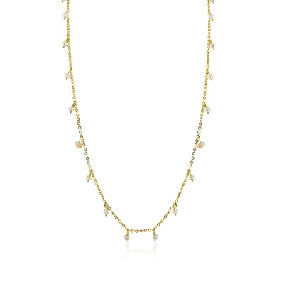 by Eda Çetin - Sand Pearl Necklace - 60 cm 
