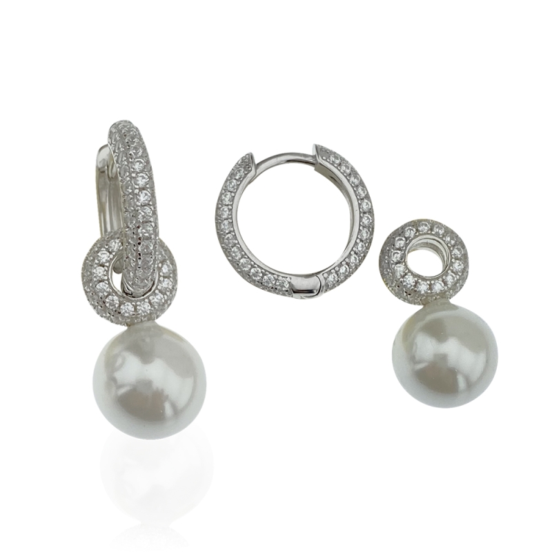Sandra Italian Pearl Earrings - 3