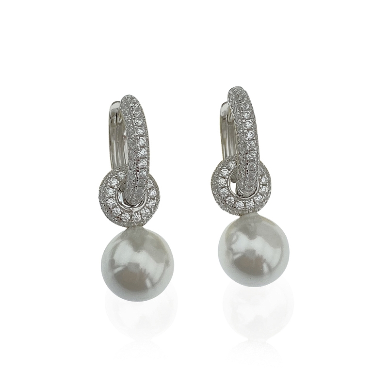 Sandra Italian Pearl Earrings