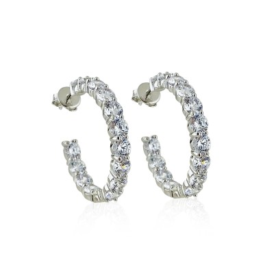 by Eda Çetin - Sardinya G Color Hoop Earrings
