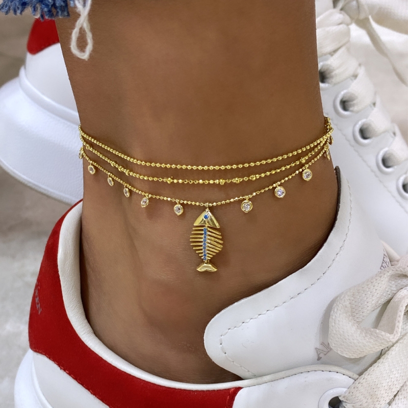 Self Double Anklet - 2