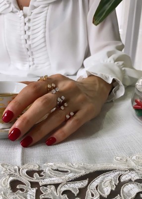 by Eda Çetin - Self Double Solitaire Ring (1)